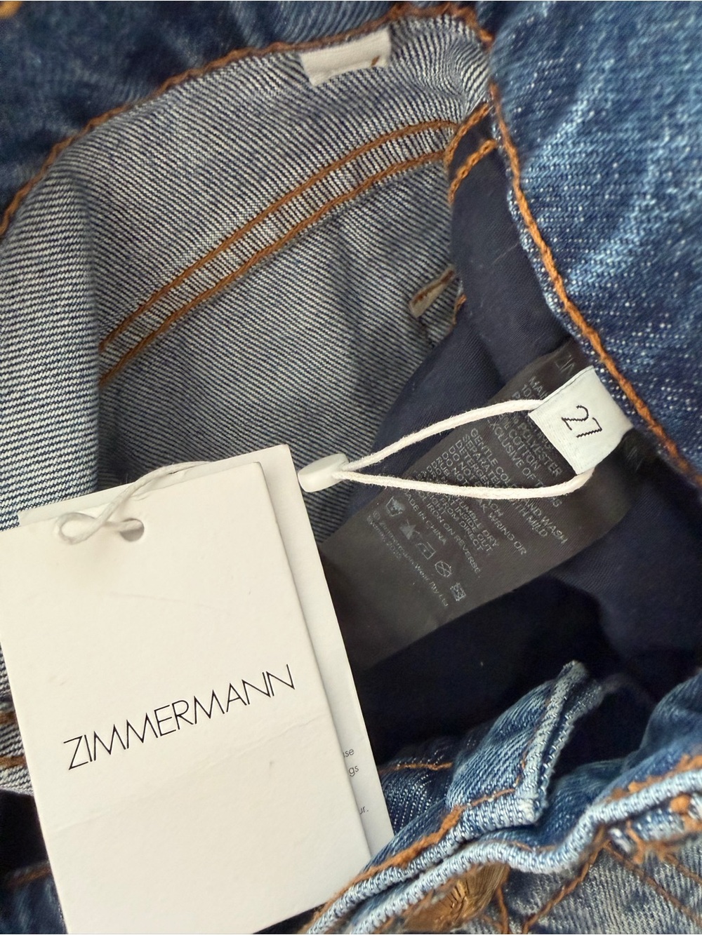 Zimmermann Women’s Bootcut Jeans - Light Blue Wash - Picture 5 of 6